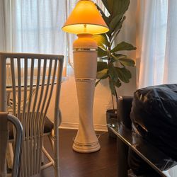 80s Post Modern Plaster Floor Lamp