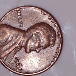 1968 D Error Penny