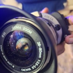 Canon EOS Ix With Sigma Zoom Attach On