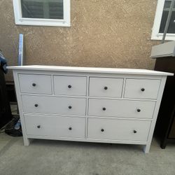 White IKEA Hemnes Dresser