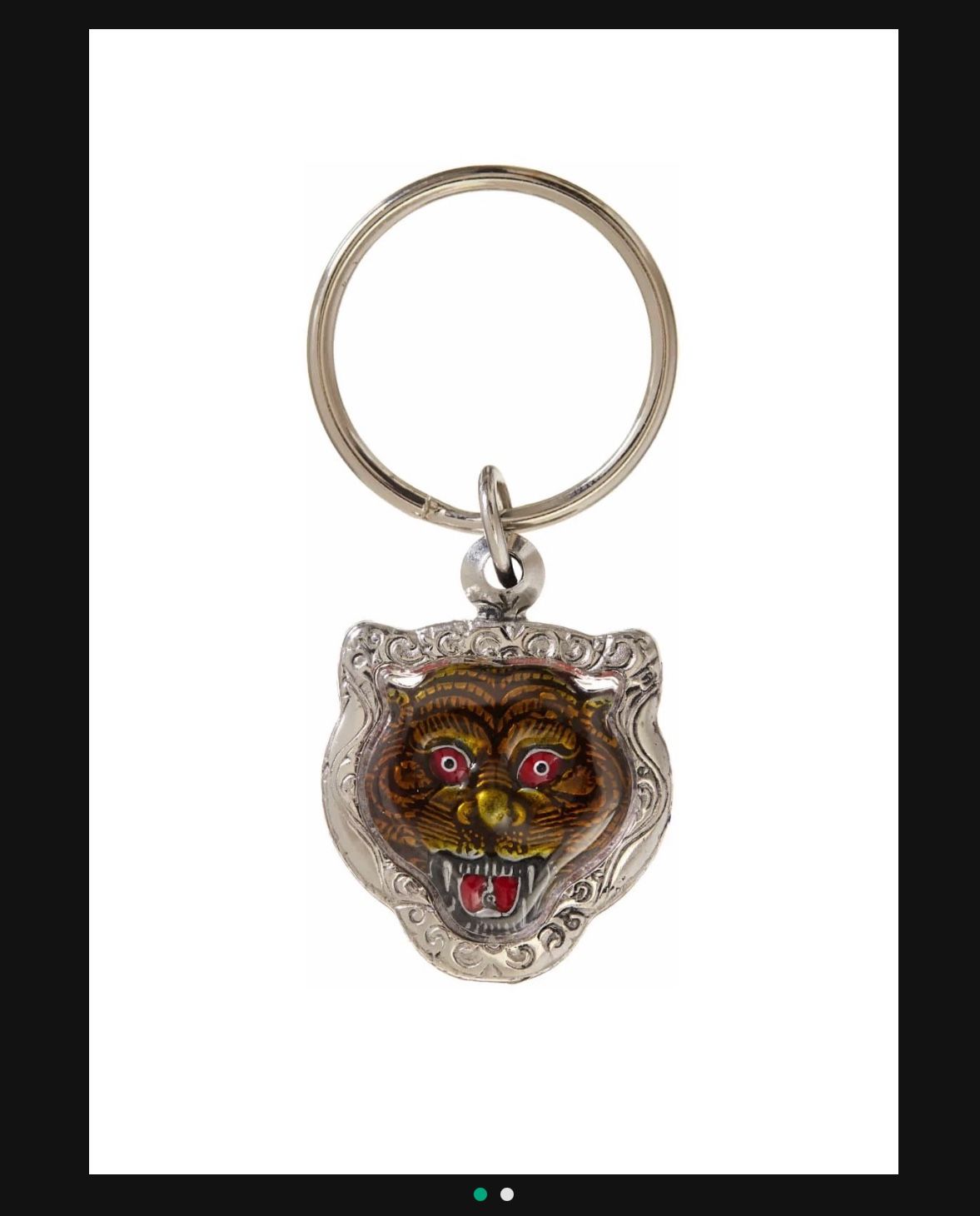 Supreme Tiger Keychain Supreme Tiger Keychain Silver FW24 Supreme