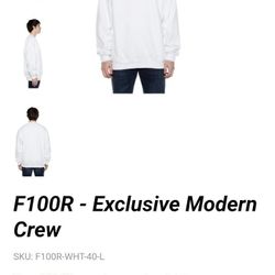 Bulk White Crew Neck Sweaters And Jogger Pants. Quality. 300+ Pcs Only $1 To $4 Each