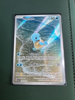 Squirtle 151 Pokemon card
