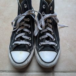 Black Converse High Tops Women's Size 7