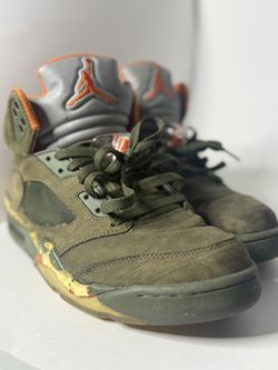 Nike Air Jordan 5 Retro Olive Size 9.5