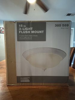 3 Light Flush Mount