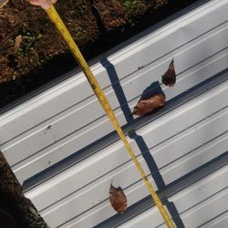 Metal Roofing 12 Sheets From 12ft To 23 Ftthree Different Colors But Great Stuff No Holes Is New