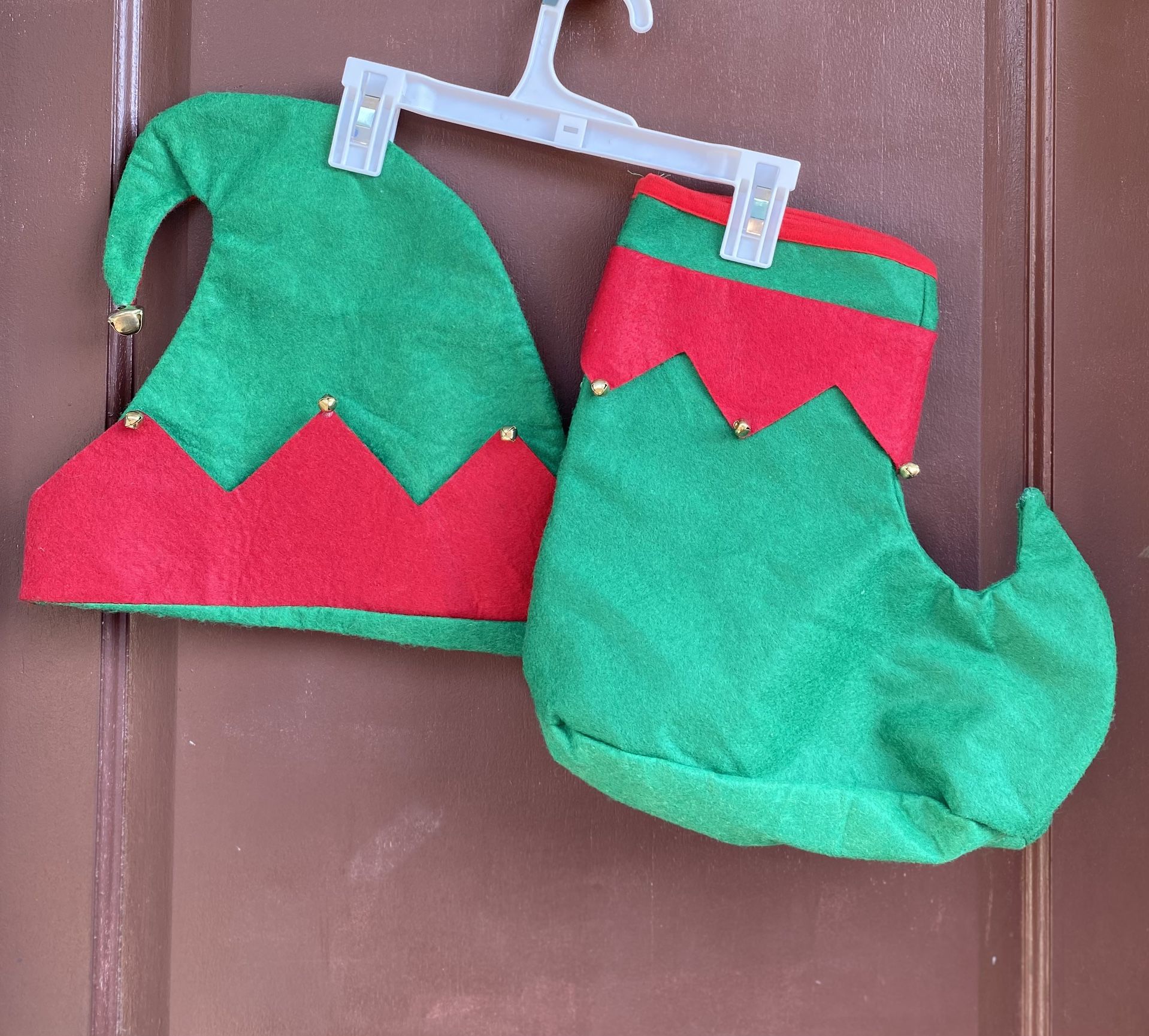 Christmas Elf Costume Set Elf Hat And Elf Shoes