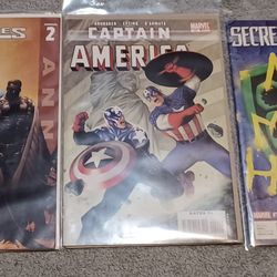 Captain America 3 Lot Comic Book Marvel No More Hydra Hero 