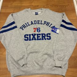 NBA Philadelphia 76ers Crew neck Sweatshirt Size Medium Men ($40)