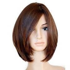 Brown Natural Straight Wigs