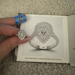 Diamond Engagement Ring  1.71 ct