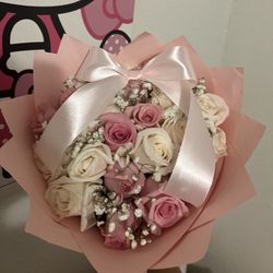 Pink Roses Bouquet 