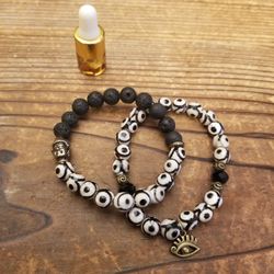 Evil Eye Charm Bracelet set 
