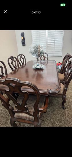 Formal dining table