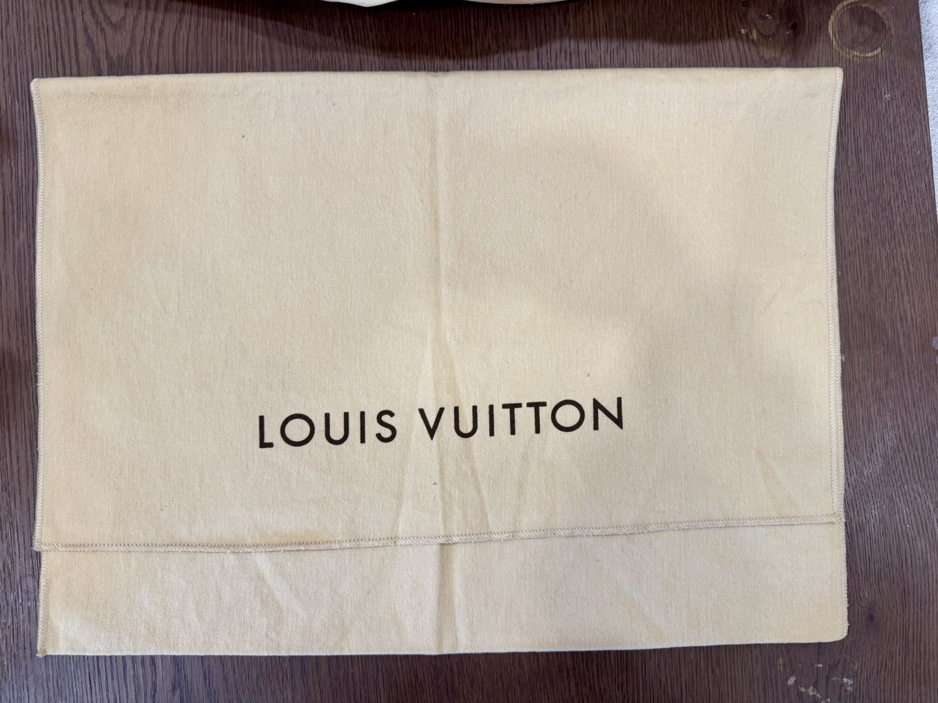 Louis Vuitton Cream Dust Bag 18” x 13”