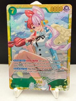 One Piece Uta SEC Alt Art Animecore Waifu Holo Collectors Card