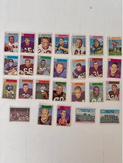 1966 Philadelphia gum company Football 🏈 card LOT