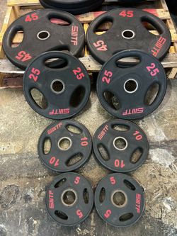 Urethane Olympic Weights Premium Gym Weight Set