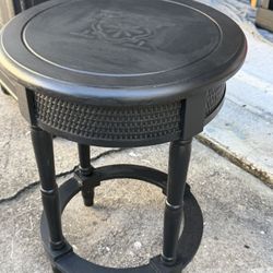 Beautiful Black Wood Side End Table 25 X 25 