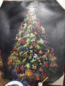 8x10 Christmas Tree wall art $10.00 cash only (serious buyers)