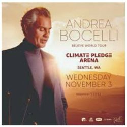 Andrea Bocelli Ticket