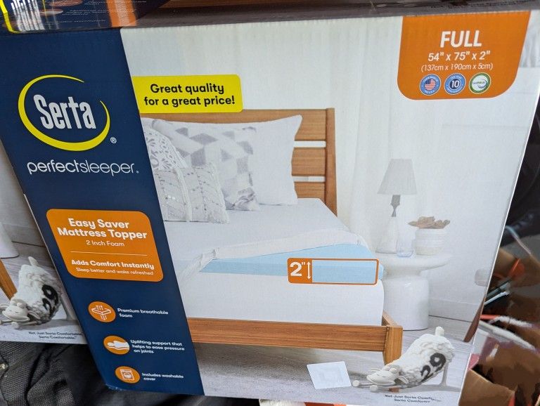 Serta Perfect Sleep 2 " Mattress Topper Full Size