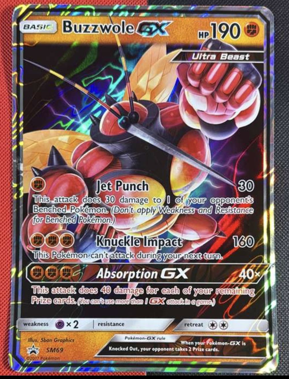 Jumbo Cards #SM69 Buzzwole GX