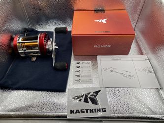 KastKing Rover Round Baitcasting Fishing Reel For Catfish Salmon Steelhead Metal