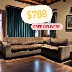 Luxury Custom Built Sectional (Orginally $6000) - FREE DELIVERY