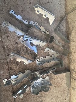 Galvanized Steel Joist Hanger Brackets Lot