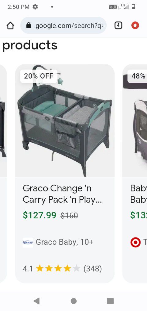 Grayco Pay N Play With Changing Table And Basinet Feature. 