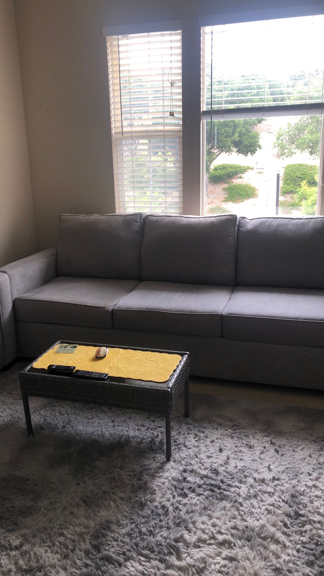 Like Brand New 3 Seater Couch With Loveseat Grey