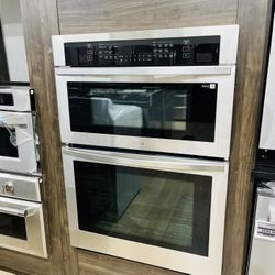 Samsung - 30 Microwave Combination Wall Oven with WiFi - Stainless steel Model:NQ70T5511DS