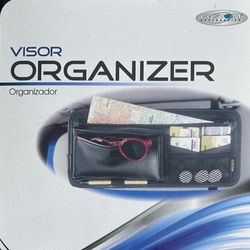 New Custom Accessories Auto Visor Organizer in Black
