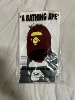 White and black bape shirt