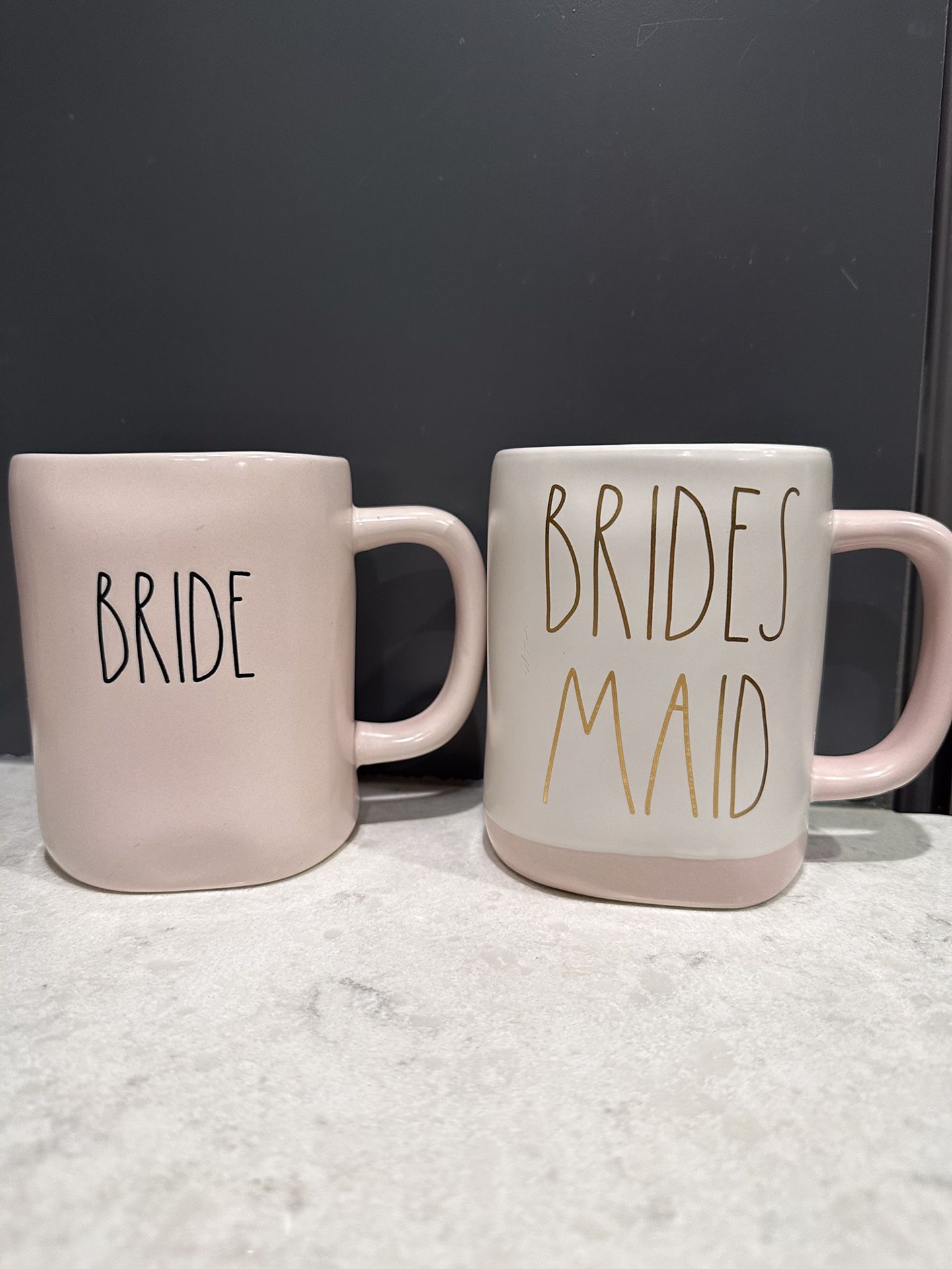 Rae Dunn “Bride” and “Brides Maid” Mugs