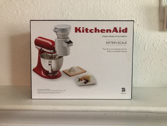 Kitchen Aid Sifter + Scale Stand Mixer Attachment