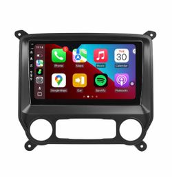 Car Stereo Radio Chevrolet Silverado GMC Sierra 2014 2015 2016 2017 2018 Wireless CarPlay Android Auto, 10” Touchscreen Head Units, Backup Camera