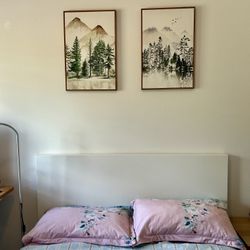     Barely Used Full-size Bed – Mattress + Slats Included!