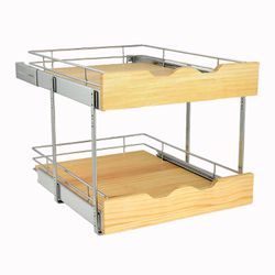 DINDON 2 Tier Pull Out Cabinet Organizer