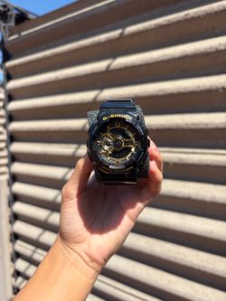 Casio G-Shock GA110 Black and Gold
