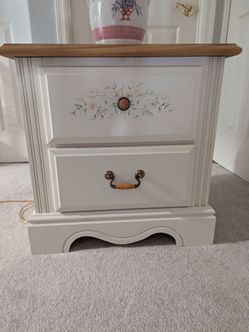 Little girls bedside table