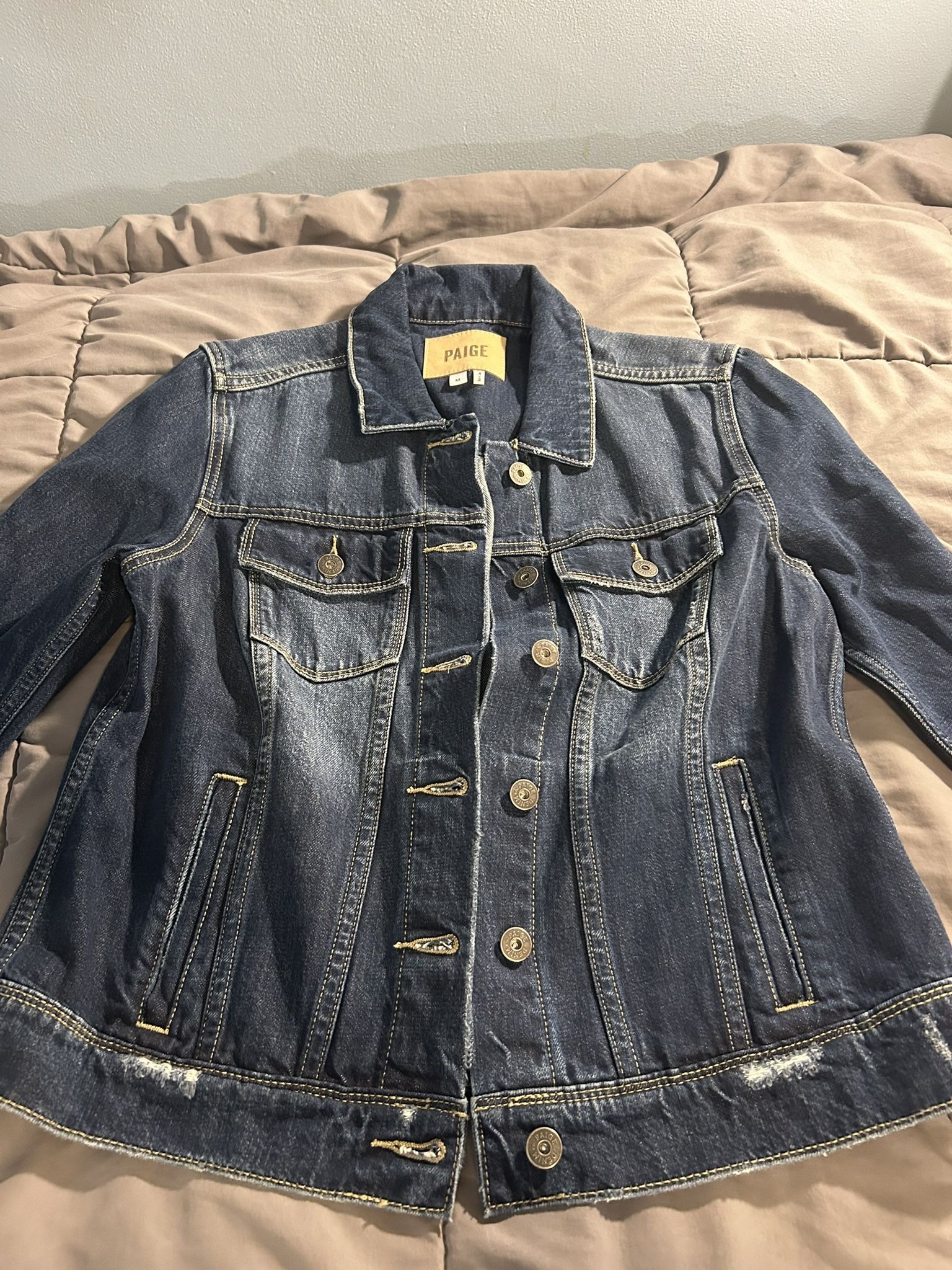 Paige Denim Women’s Jacket Medium - Essence - Soft And Stretchy