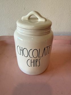 RAE DUNN BABY CHOCOLATE CHIPS CANISTER