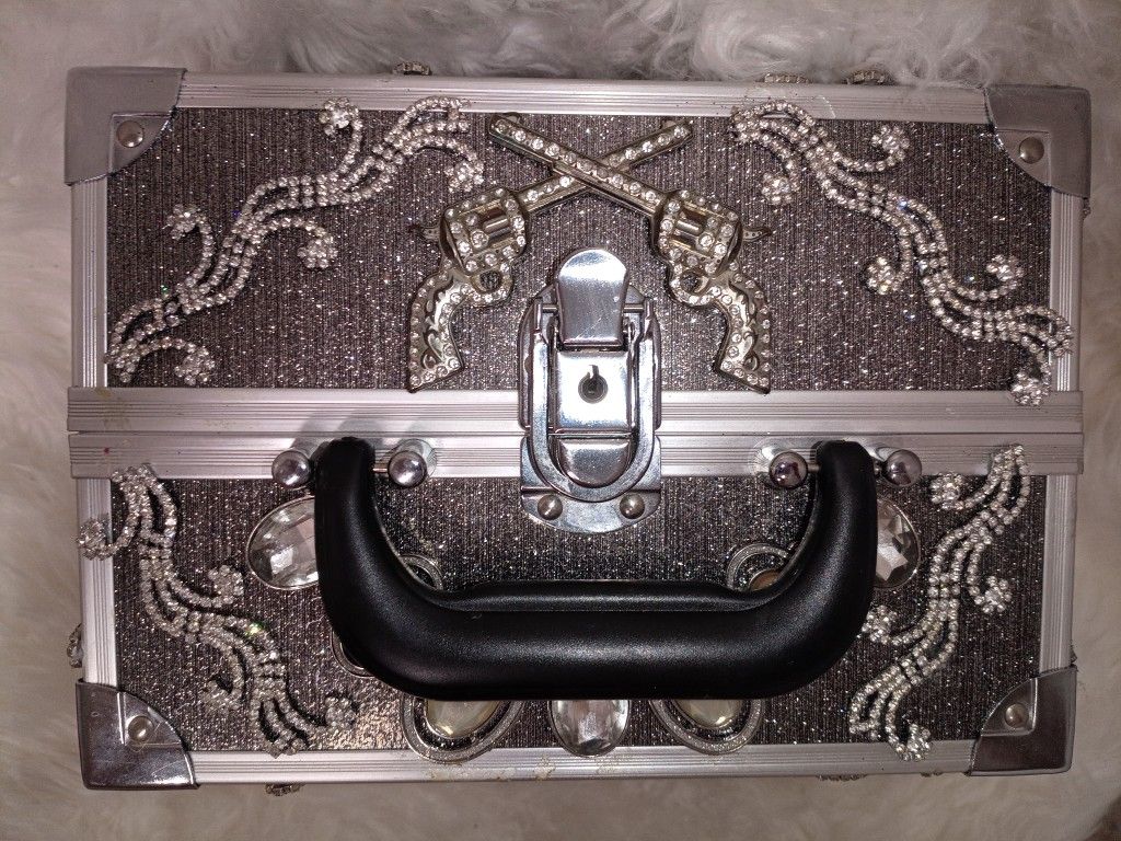 Western Smoke Wagon Gun Travel Makeup Organizer