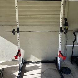 CAP Barbell Multi-Functional Power and Squat Rack with Bar Holder