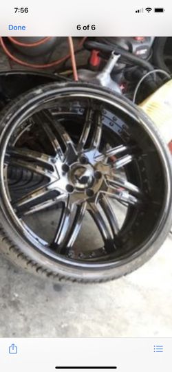22” Staggerd Asanti Wheels and Tires