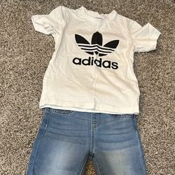 Toddler, Adidas Shirt And Pants