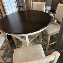 Counter-Height Dining Table Set – 5 Piece - $425 obo